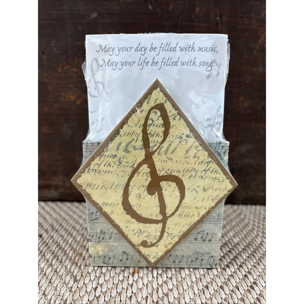 Hallmark Note Pad Musical Theme "May your day be filled with Music" Gift